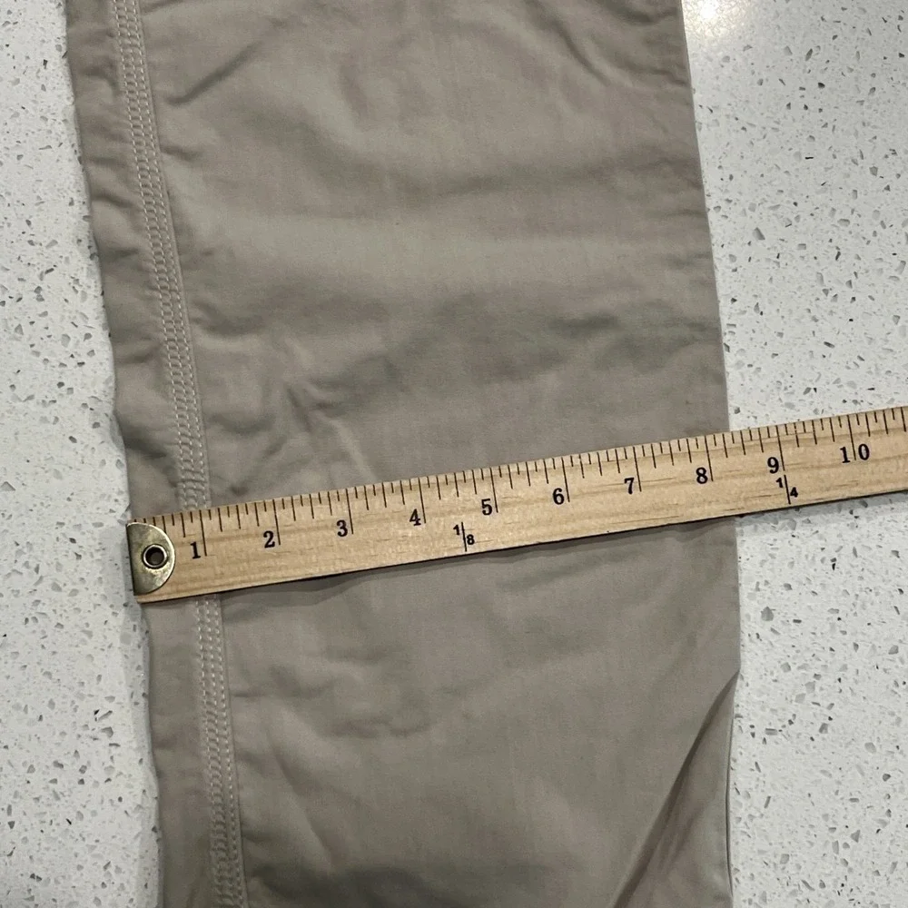 Mountain Khakis Tan Cotton Nylon Stretch Straight Leg Pants Mens 34x34